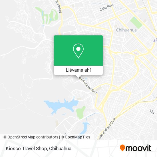 Mapa de Kiosco Travel Shop