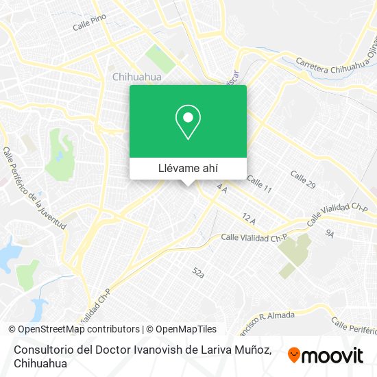Mapa de Consultorio del Doctor Ivanovish de Lariva Muñoz