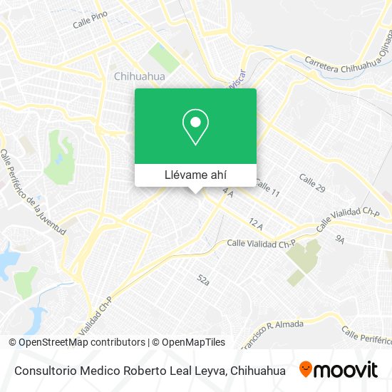 Mapa de Consultorio Medico Roberto Leal Leyva