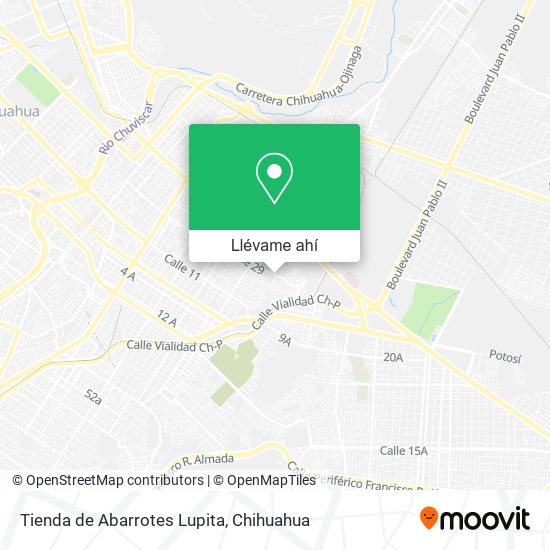 Mapa de Tienda de Abarrotes Lupita