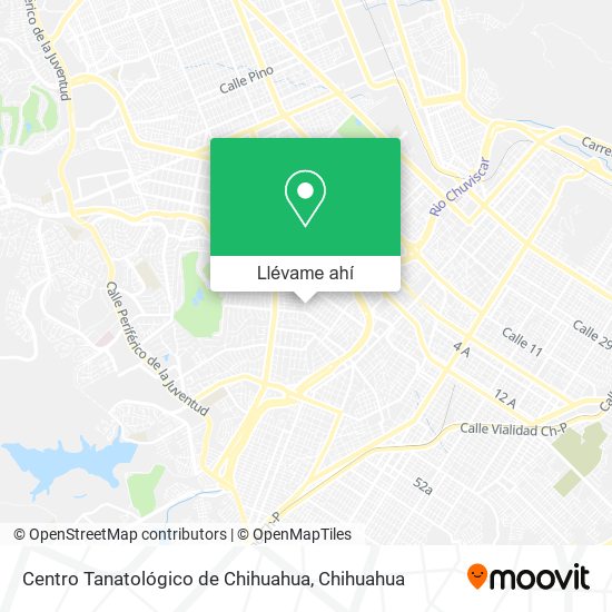 Mapa de Centro Tanatológico de Chihuahua