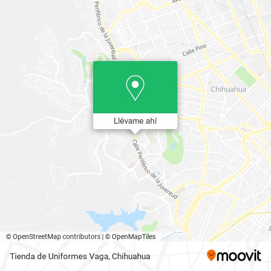 Mapa de Tienda de Uniformes Vaga