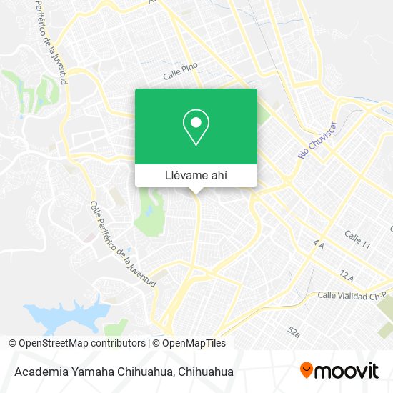 Mapa de Academia Yamaha Chihuahua