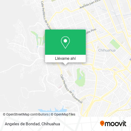 Mapa de Angeles de Bondad