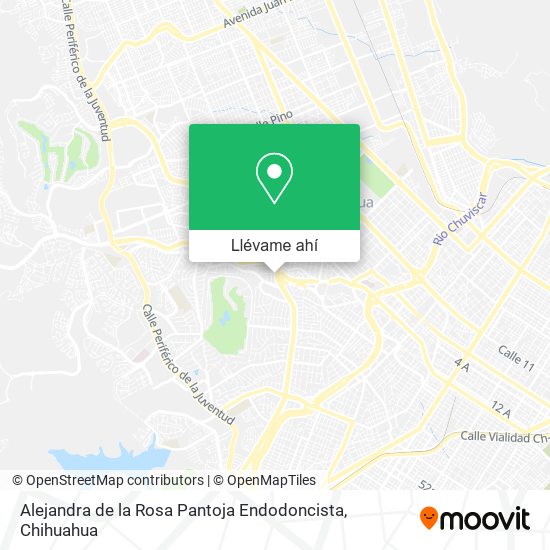 Mapa de Alejandra de la Rosa Pantoja Endodoncista
