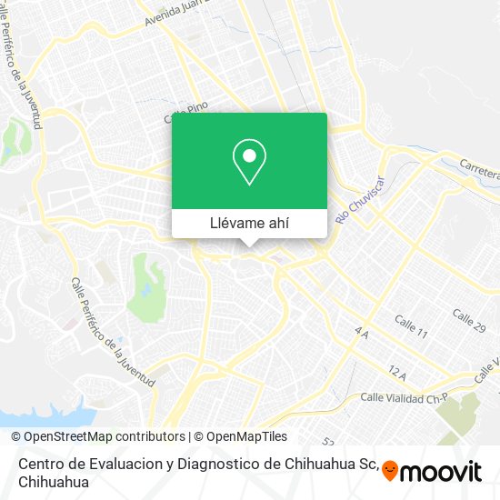 Mapa de Centro de Evaluacion y Diagnostico de Chihuahua Sc