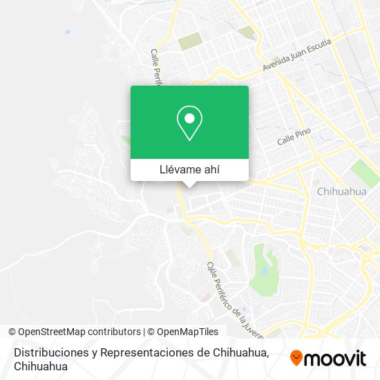 Mapa de Distribuciones y Representaciones de Chihuahua
