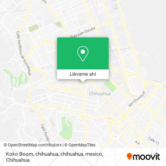 Mapa de Koko Boom, chihuahua, chihuahua, mexico