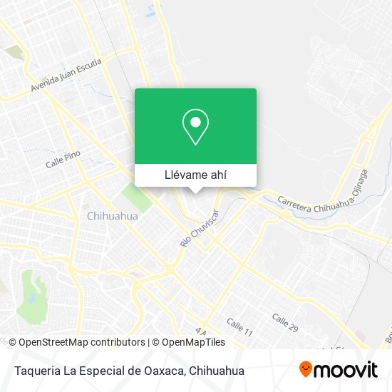 Mapa de Taqueria La Especial de Oaxaca