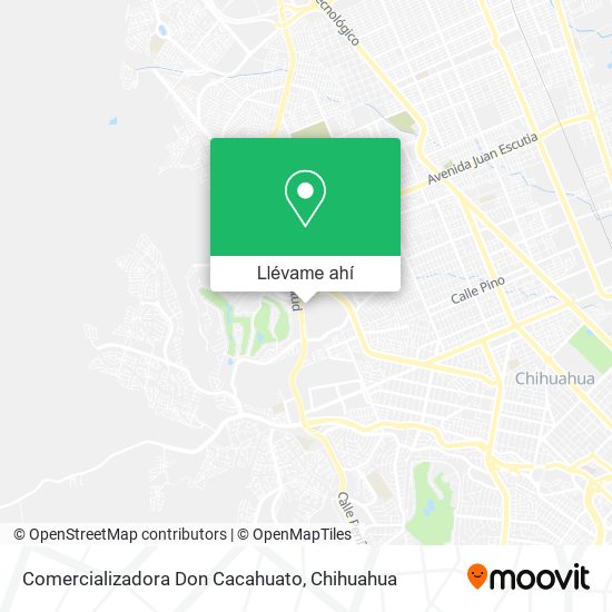 Mapa de Comercializadora Don Cacahuato
