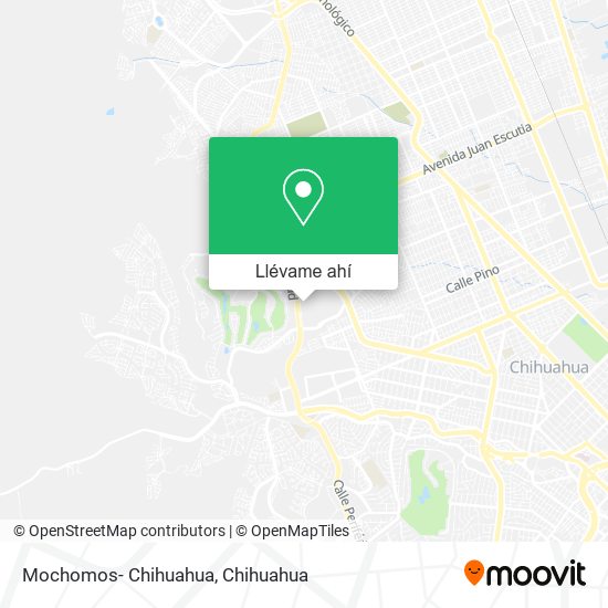 Mapa de Mochomos- Chihuahua