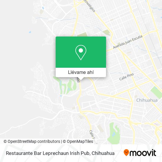 Mapa de Restaurante Bar Leprechaun Irish Pub