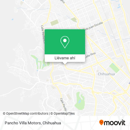 Mapa de Pancho Villa Motors