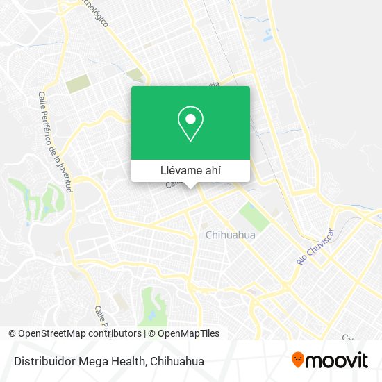 Mapa de Distribuidor Mega Health