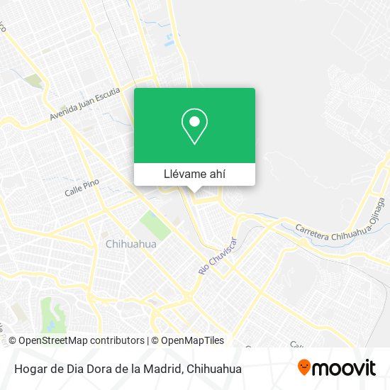 Mapa de Hogar de Dia Dora de la Madrid