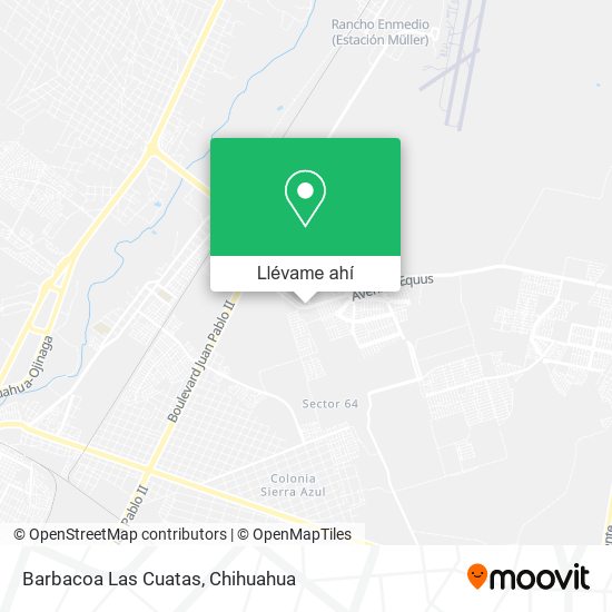 Mapa de Barbacoa Las Cuatas