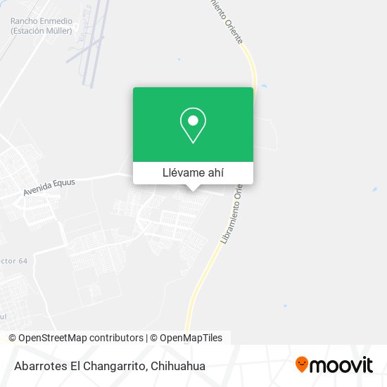 Mapa de Abarrotes El Changarrito