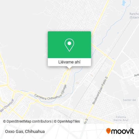 Mapa de Oxxo Gas