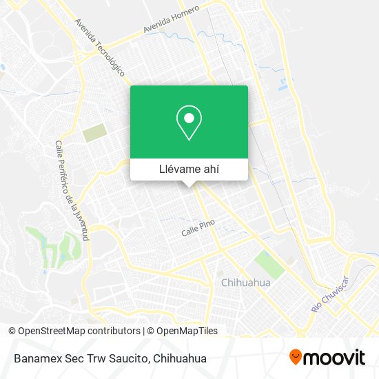Mapa de Banamex Sec Trw Saucito