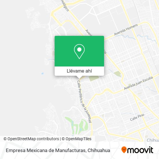 Mapa de Empresa Mexicana de Manufacturas