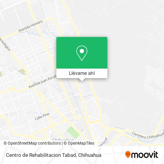 Mapa de Centro de Rehabilitacion Tabad