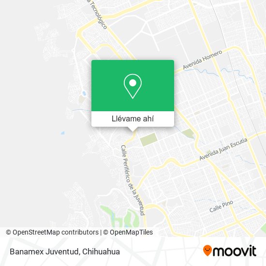 Mapa de Banamex Juventud