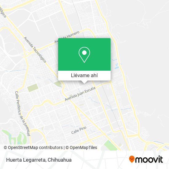 Mapa de Huerta Legarreta