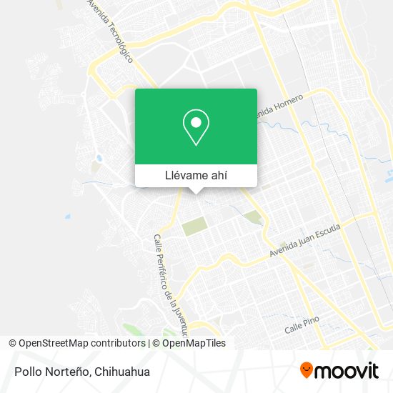 Mapa de Pollo Norteño