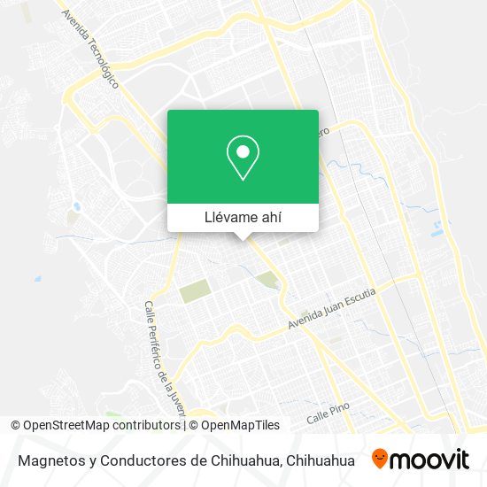 Mapa de Magnetos y Conductores de Chihuahua