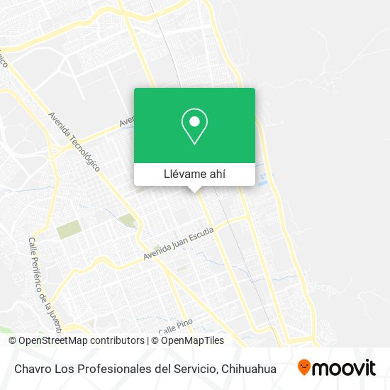 Mapa de Chavro Los Profesionales del Servicio