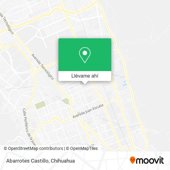 Mapa de Abarrotes Castillo