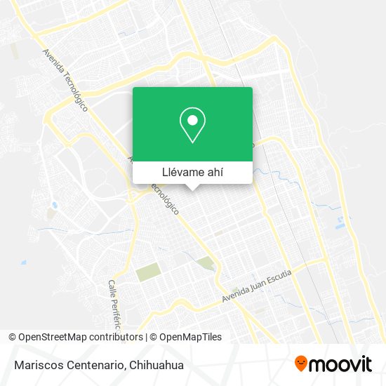 Mapa de Mariscos Centenario