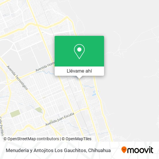 Mapa de Menuderia y Antojitos Los Gauchitos