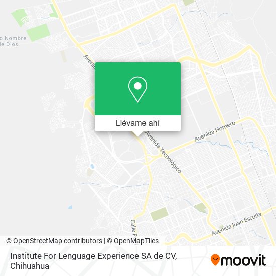 Mapa de Institute For Lenguage Experience SA de CV