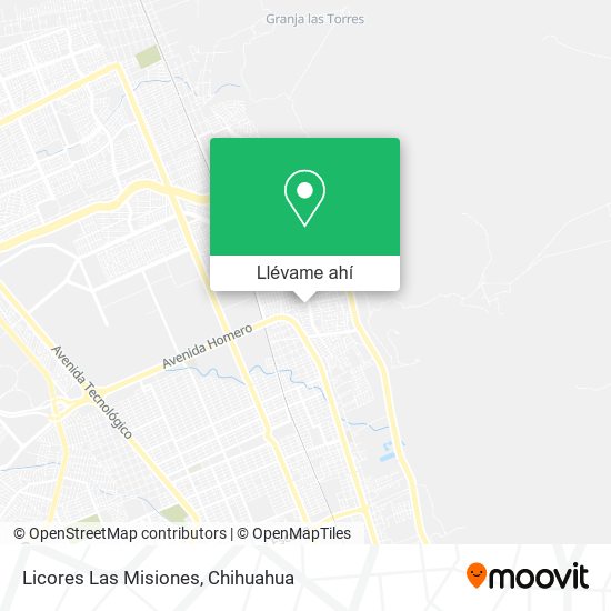 Mapa de Licores Las Misiones