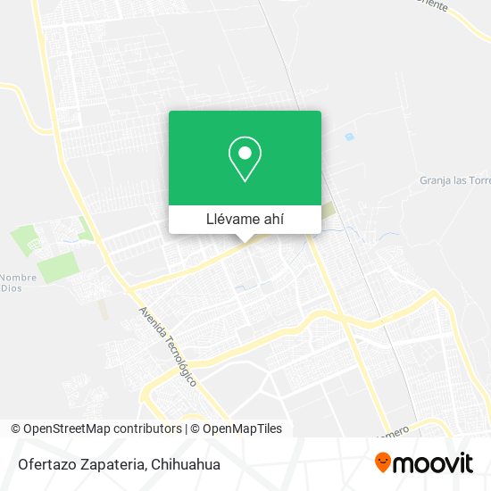 Mapa de Ofertazo Zapateria