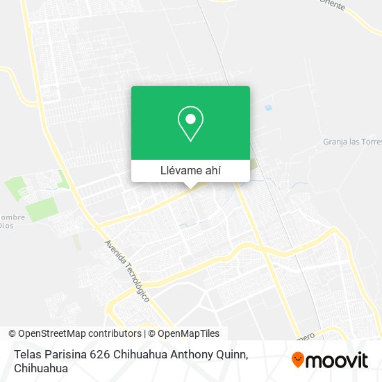 Mapa de Telas Parisina 626 Chihuahua Anthony Quinn