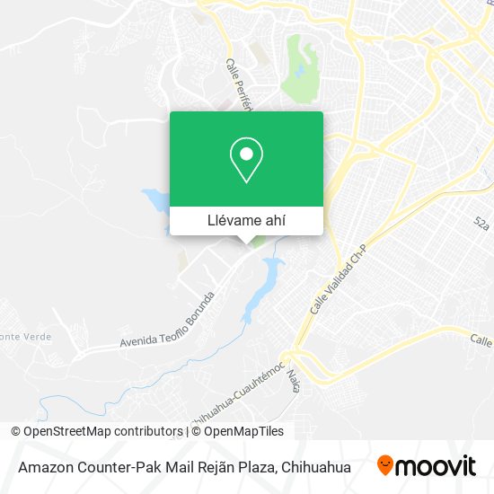 Mapa de Amazon Counter-Pak Mail Rejãn Plaza