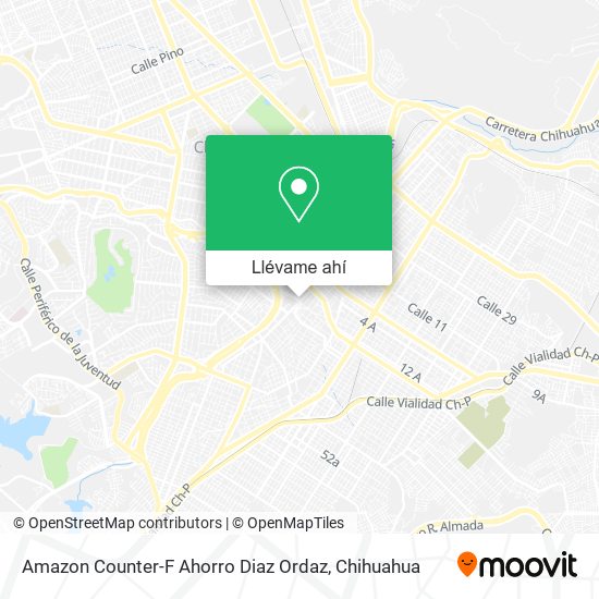 Mapa de Amazon Counter-F Ahorro Diaz Ordaz