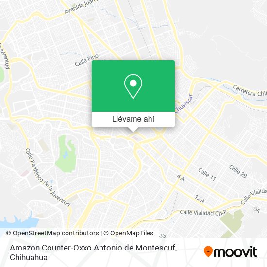 Mapa de Amazon Counter-Oxxo Antonio de Montescuf