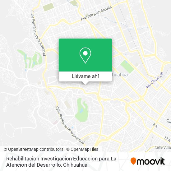 Mapa de Rehabilitacion Investigación Educacion para La Atencion del Desarrollo