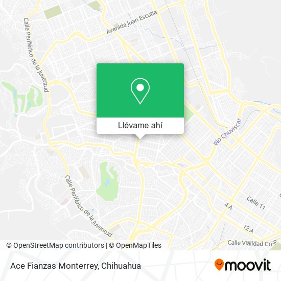 Mapa de Ace Fianzas Monterrey