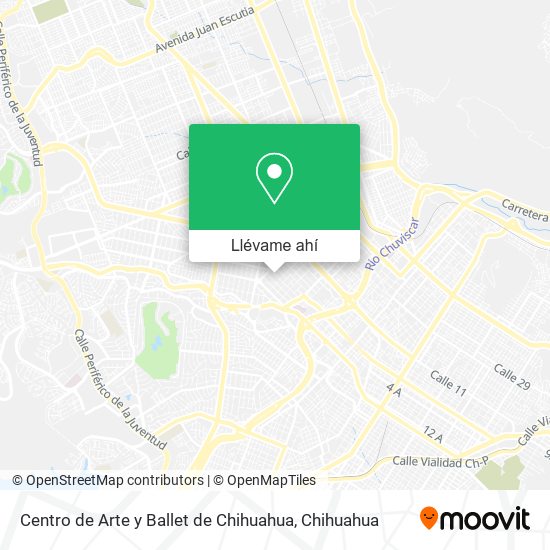 Mapa de Centro de Arte y Ballet de Chihuahua
