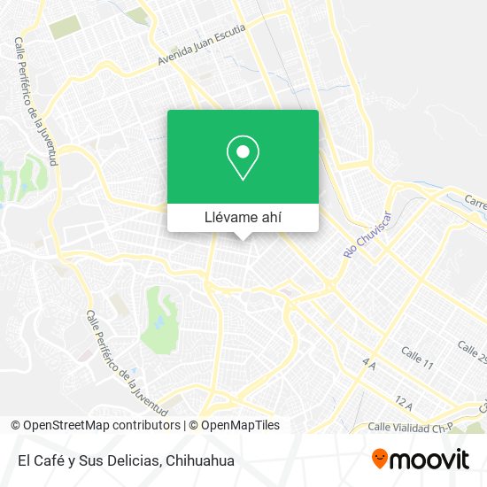 Mapa de El Café y Sus Delicias