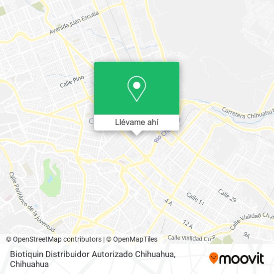 Mapa de Biotiquin Distribuidor Autorizado Chihuahua