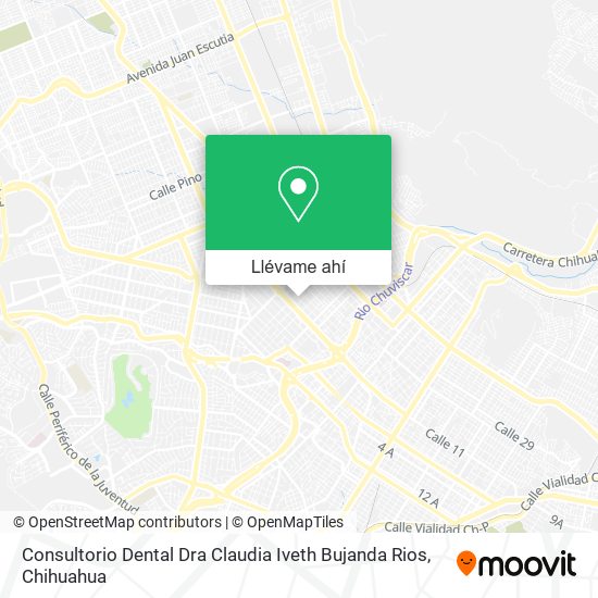 Mapa de Consultorio Dental Dra Claudia Iveth Bujanda Rios