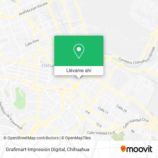 Mapa de Grafimart-Impresión Digital