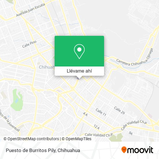 Mapa de Puesto de Burritos Pily