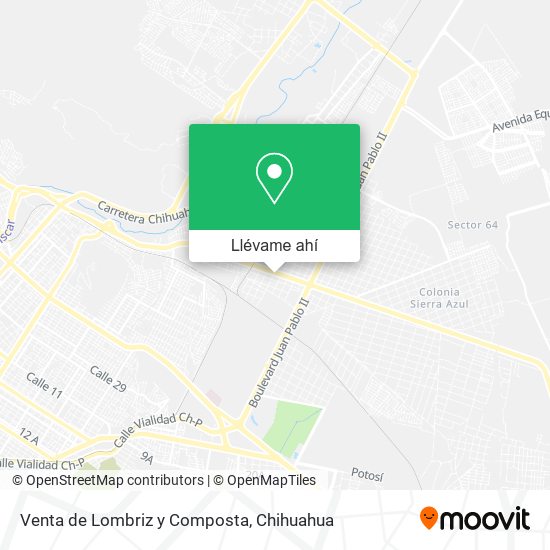 Mapa de Venta de Lombriz y Composta