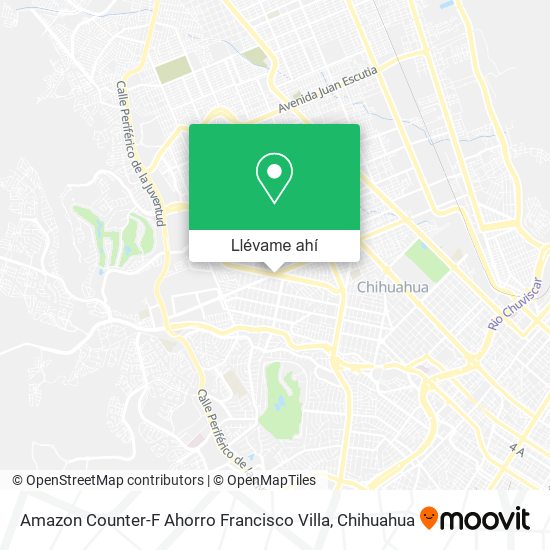 Mapa de Amazon Counter-F Ahorro Francisco Villa